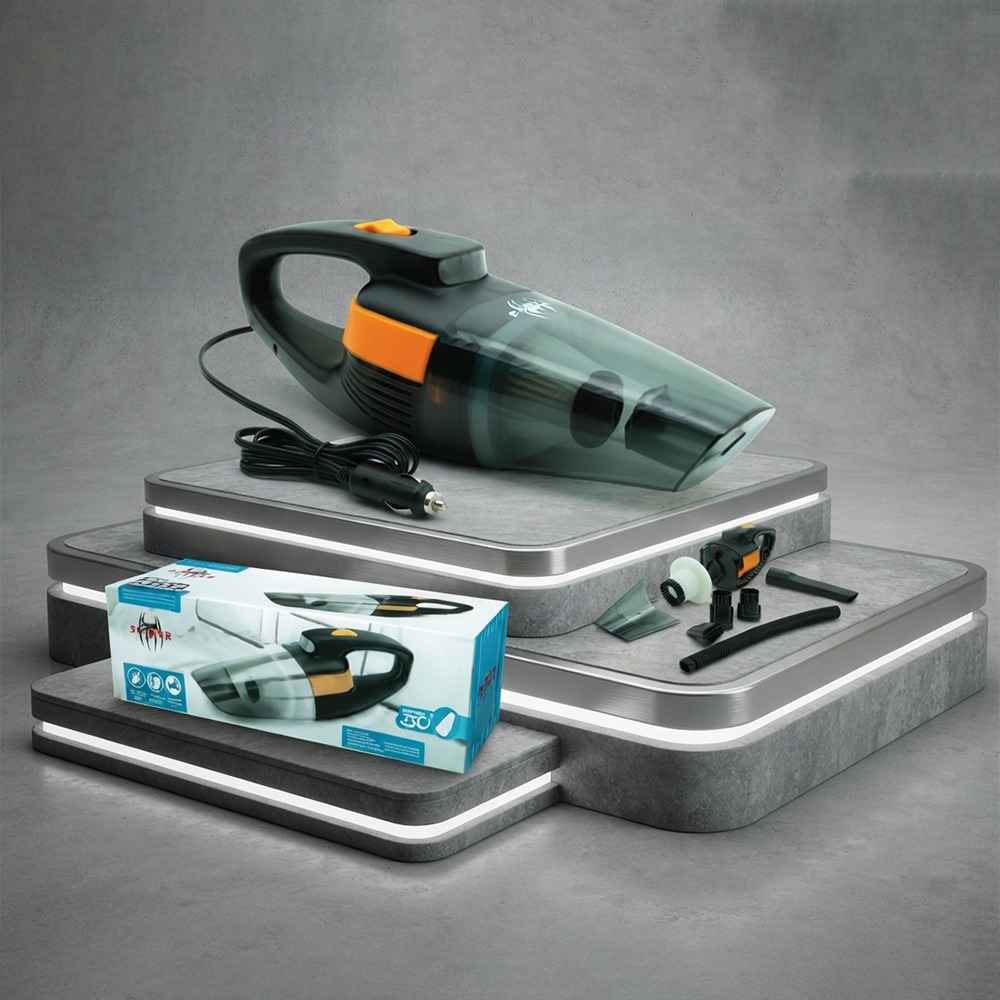 Spider 12V Portable Handheld Car Vacuum Cleaner.