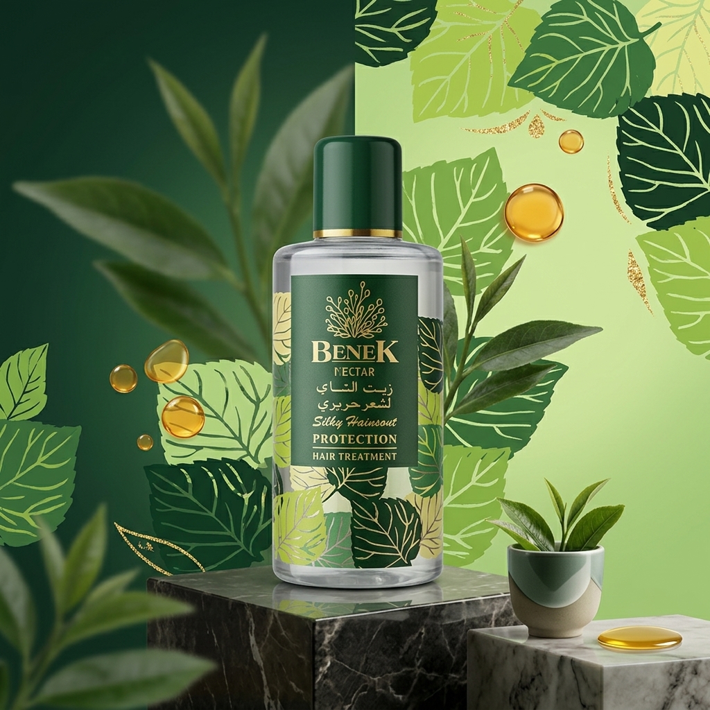 Benek Nectar Green Tea Hair Treatment Oil