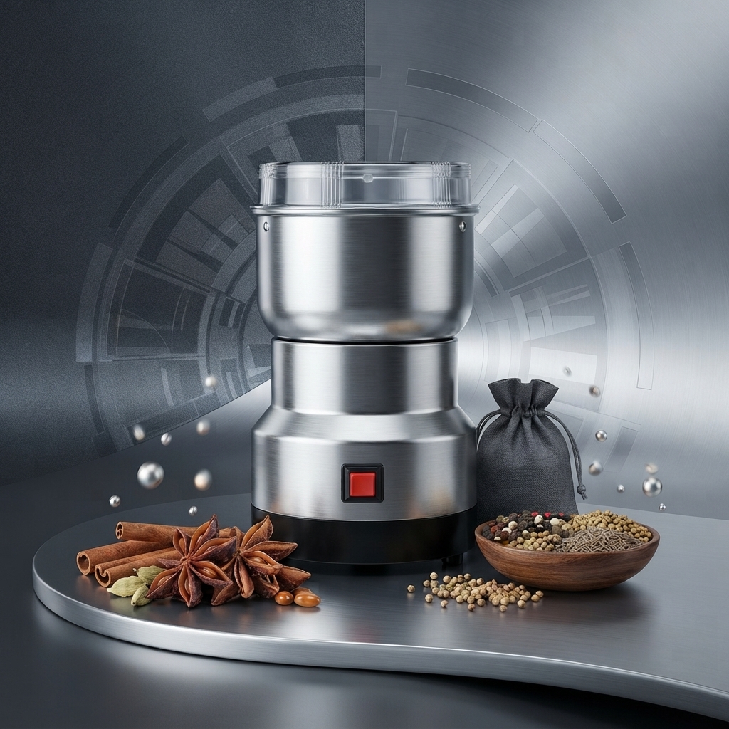 Stainless Steel Electric Coffee & Spice Grinder