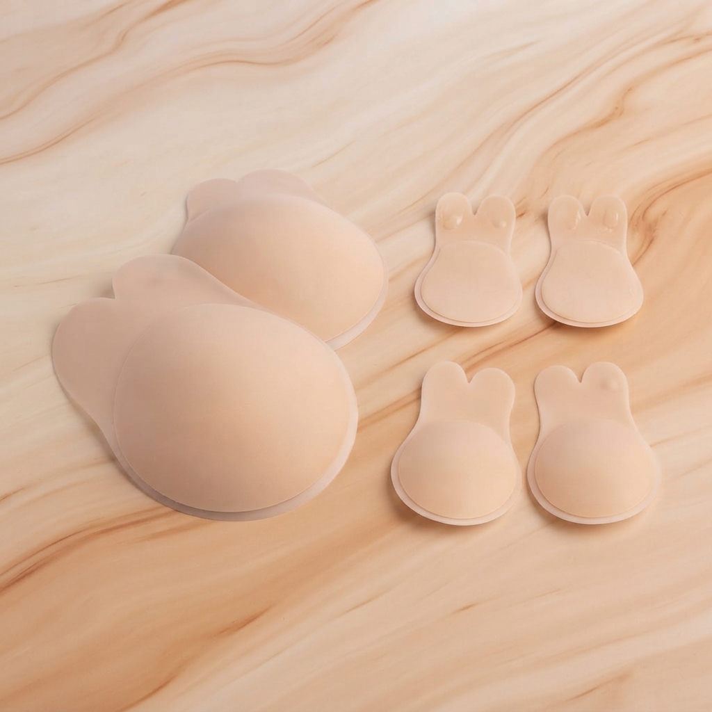 Invisible Silicone Nipple Covers with Lift Straps