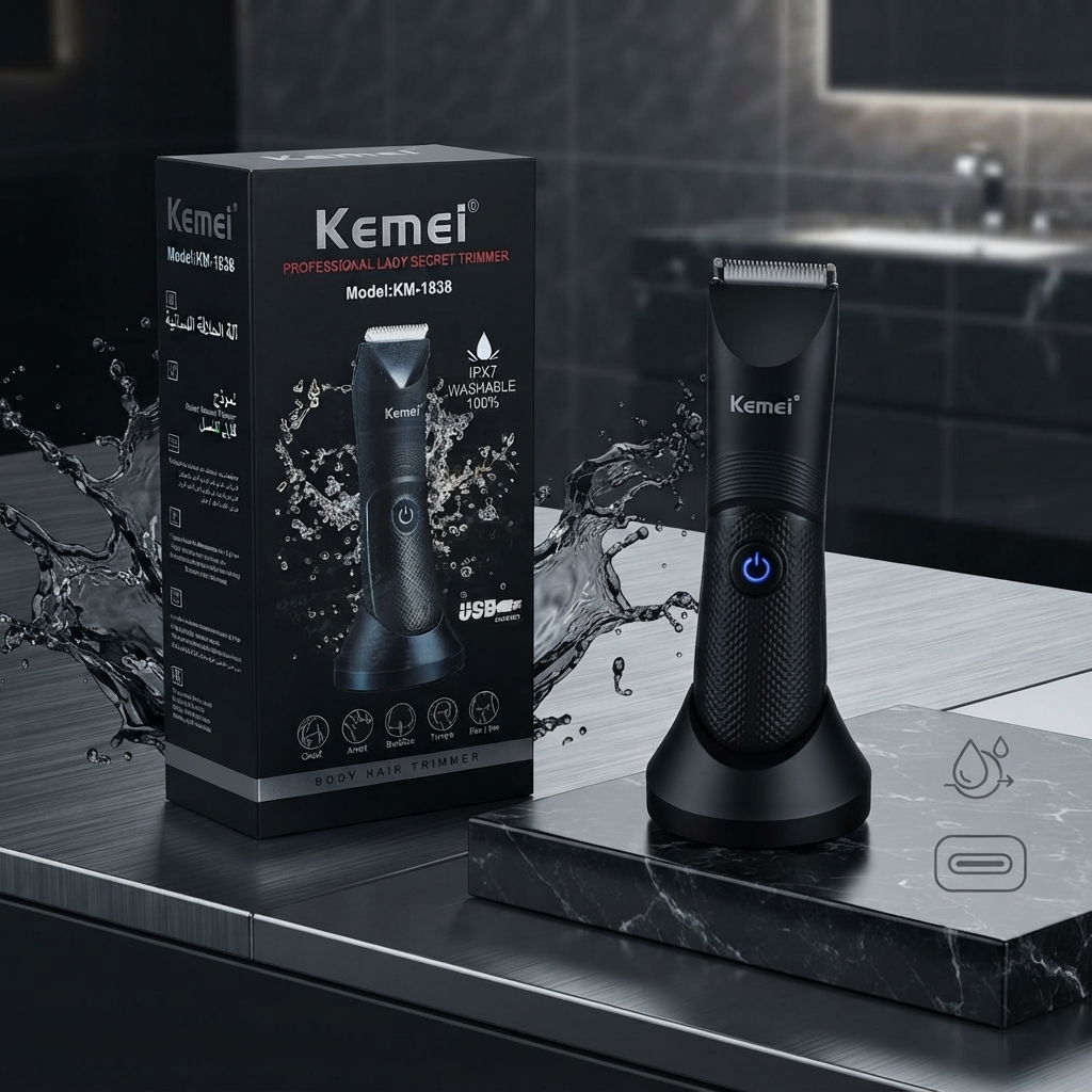 Kemei KM-1838 Electric Body & Grooming Trimmer