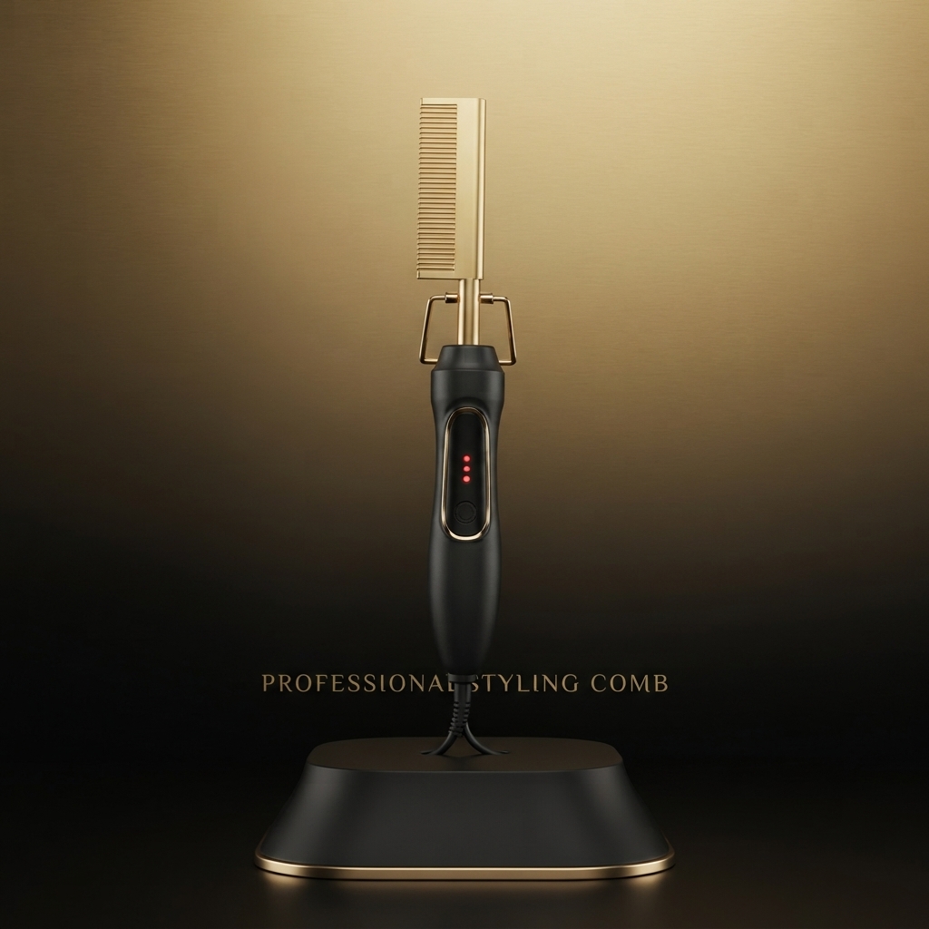 Professional Electric Brass Hot Pressing Comb