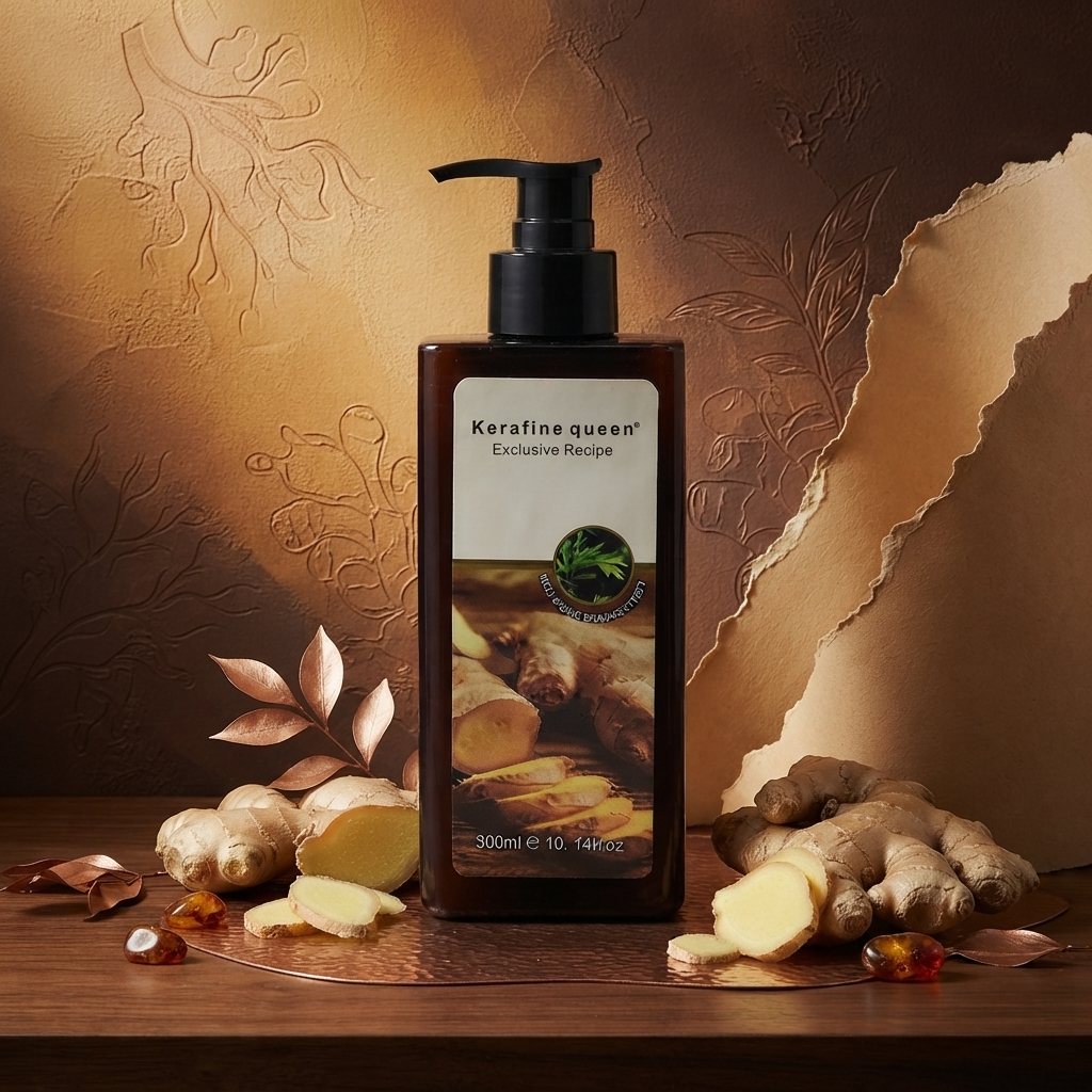 Keratine Queen Ginger Anti-Hair Loss Shampoo