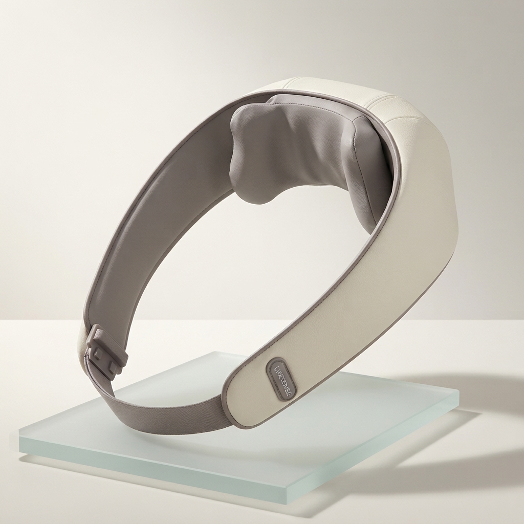 Wearable Electric Neck and Shoulder Massager with Heat