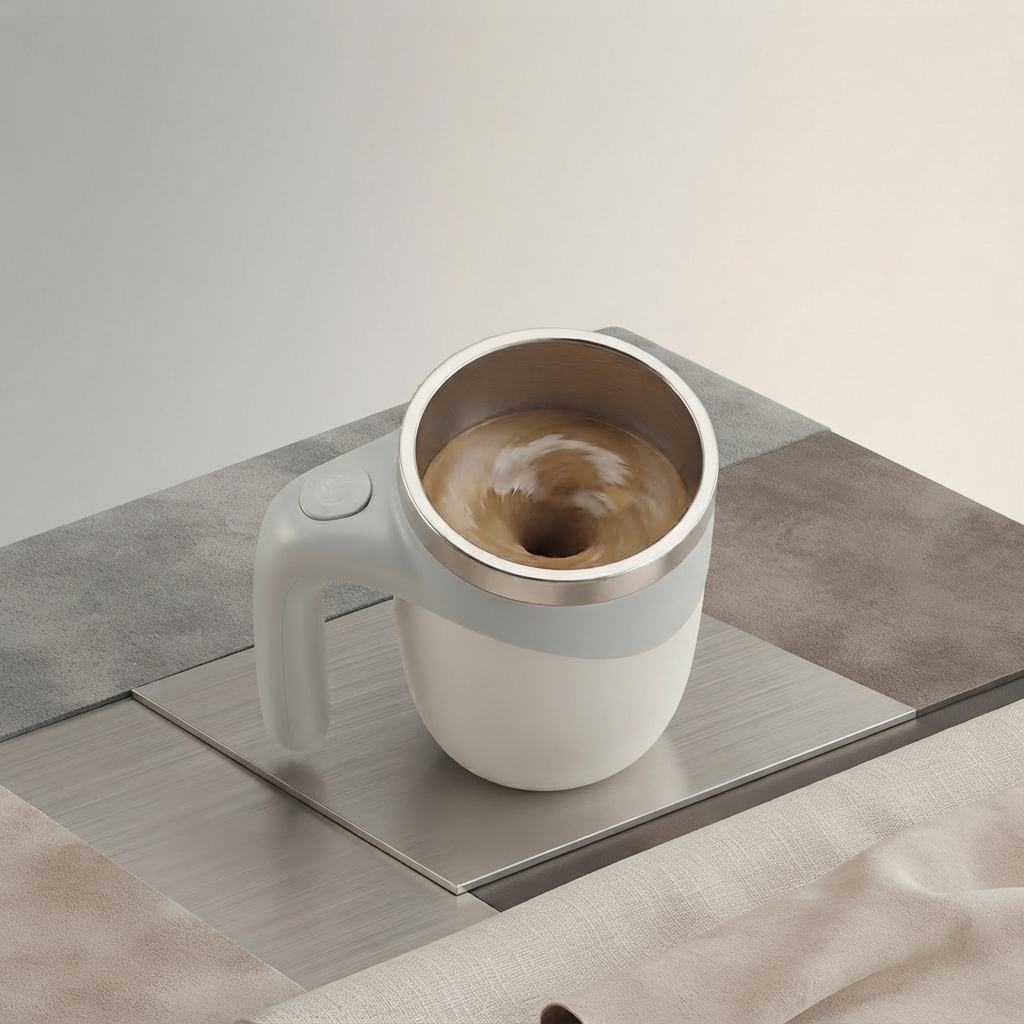 Rechargeable Self-Stirring Coffee Mug