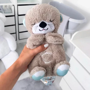 Breathing Soothing Otter Plush Toy