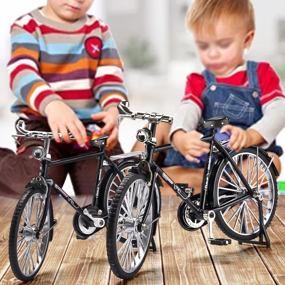 Mini Bicycle Model DIY Decoration Set – Black
