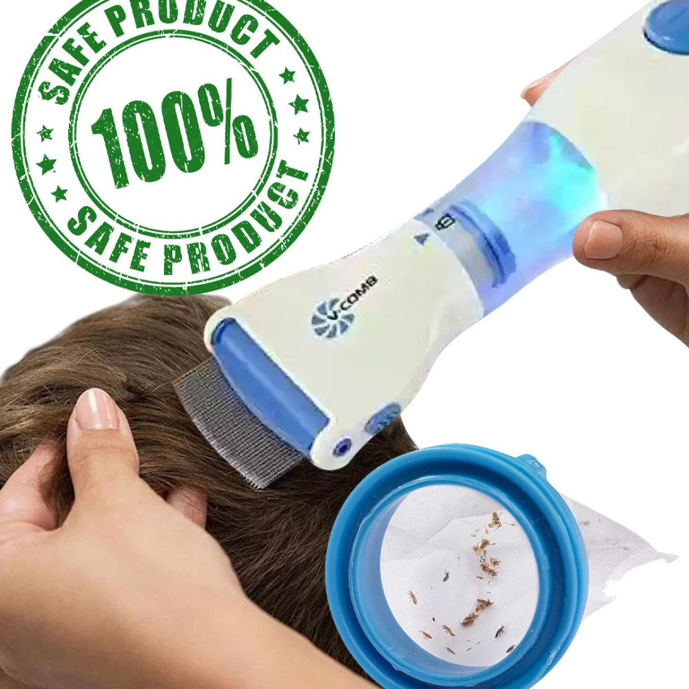 V-Comb Electric Lice and Nit Removal Comb