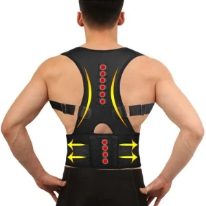 Magnetic Posture Corrector and Lumbar Support Brace