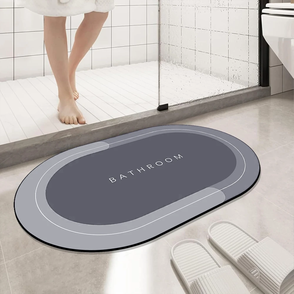 Absorbent Non-Slip Bathroom Mat
