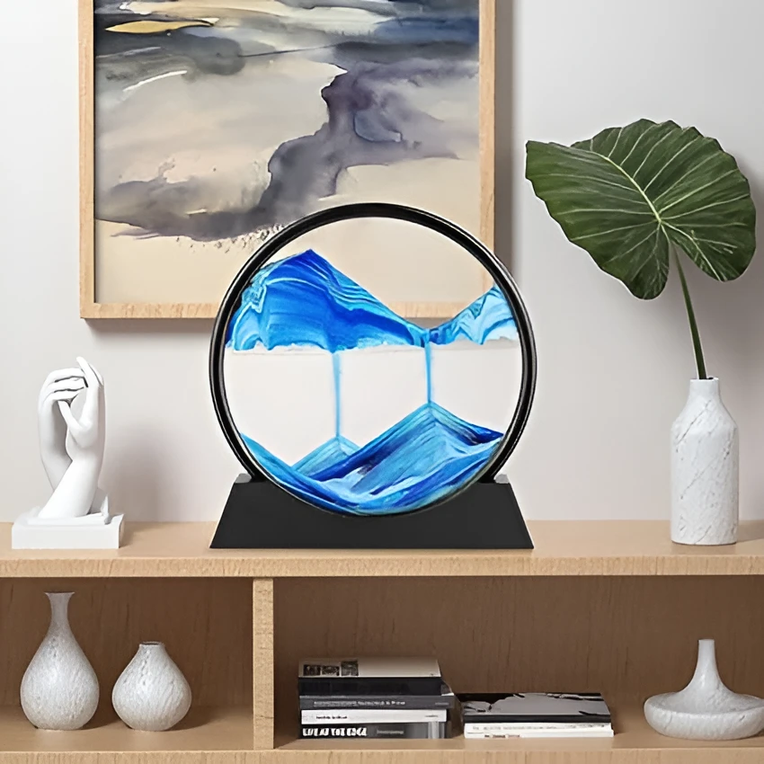 Dynamic Moving Sand Art Decor Lamp