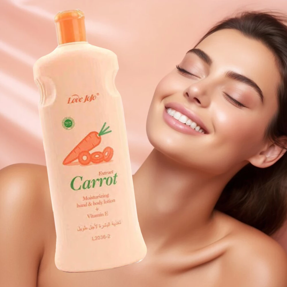 Carrot & Vitamin E Moisturizing Lotion for Hands & Body