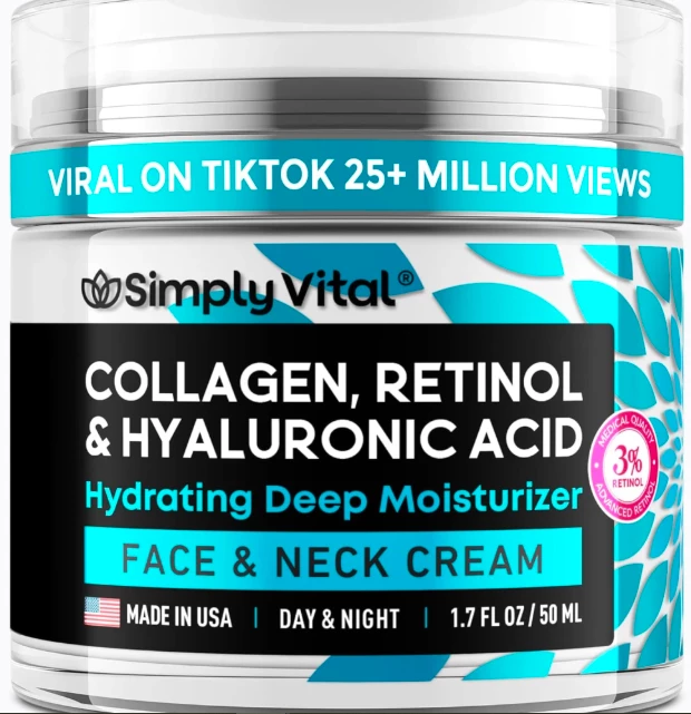 Collagen Retinol & Hyaluronic Acid Face Cream – 50ml