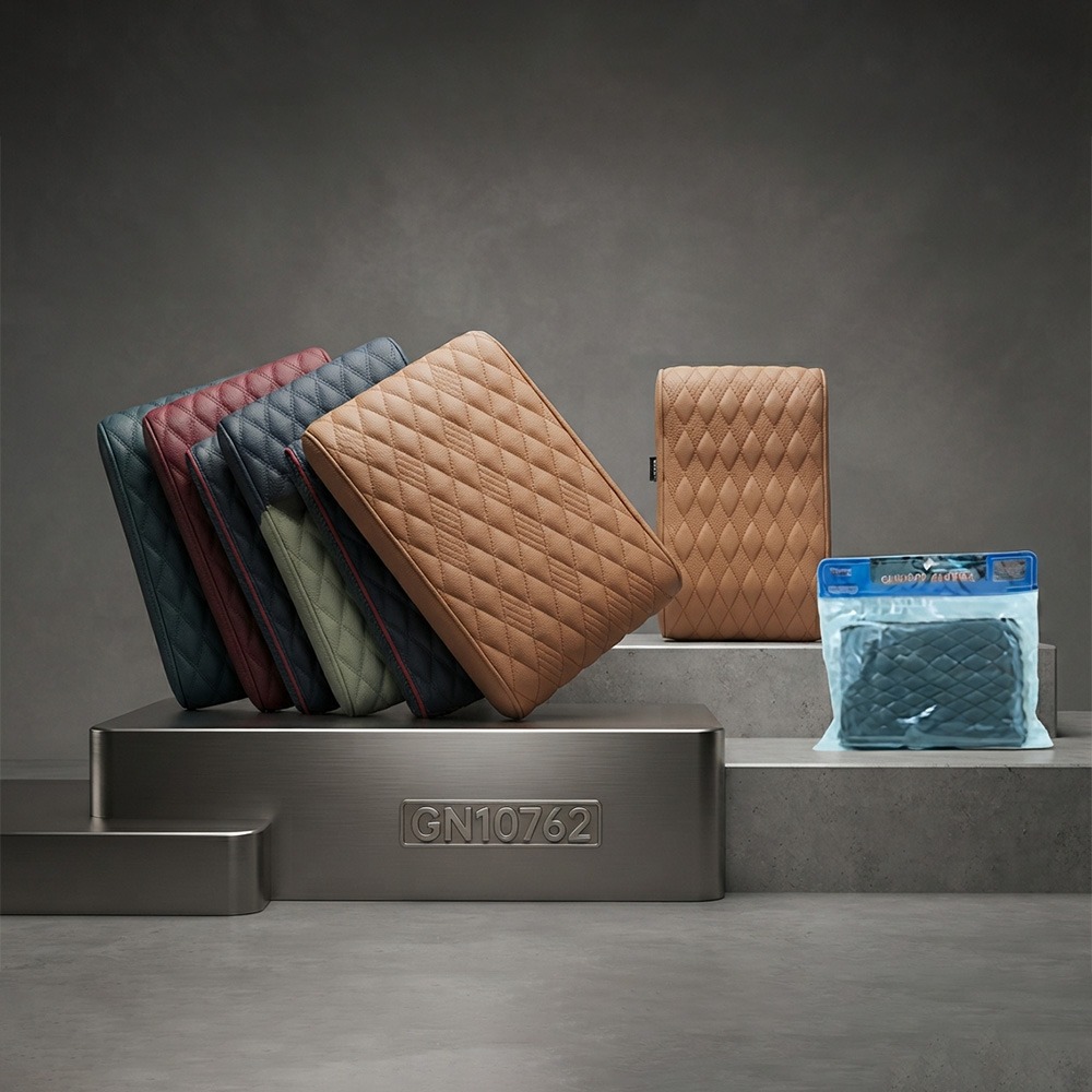 Leather Car Armrest Cushion.