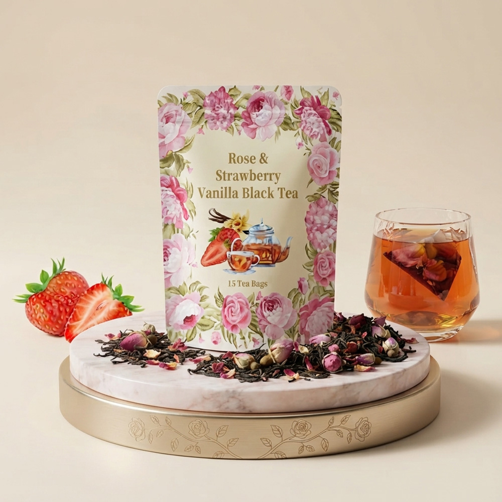 Rose & Strawberry Vanilla Black Tea