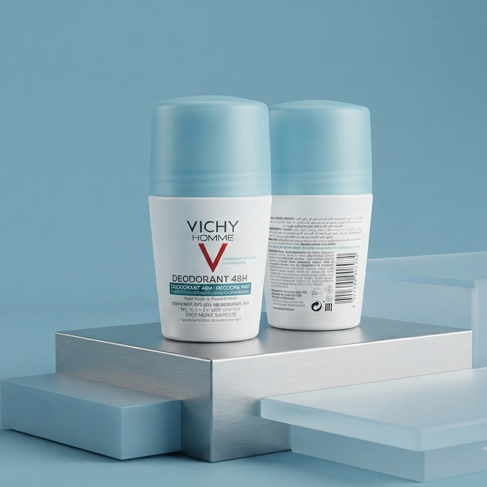 Vichy 48H Anti-Perspirant Roll-On Deodorant Twin Pack